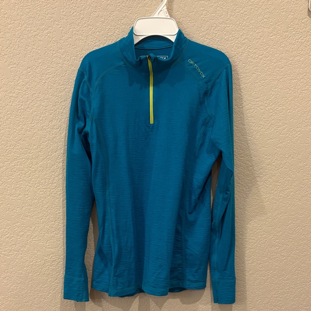 ORTOVOX - Fleece Light Zip Neck - Longsleeve - Women’s Large - like new